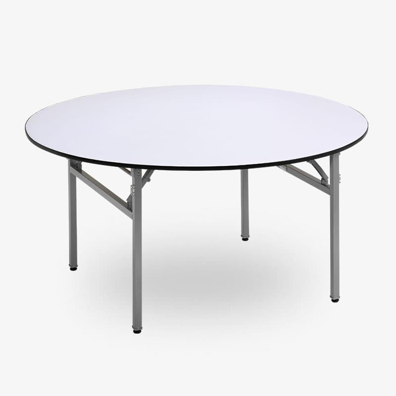 Fällbart runt restaurangbord Bankett