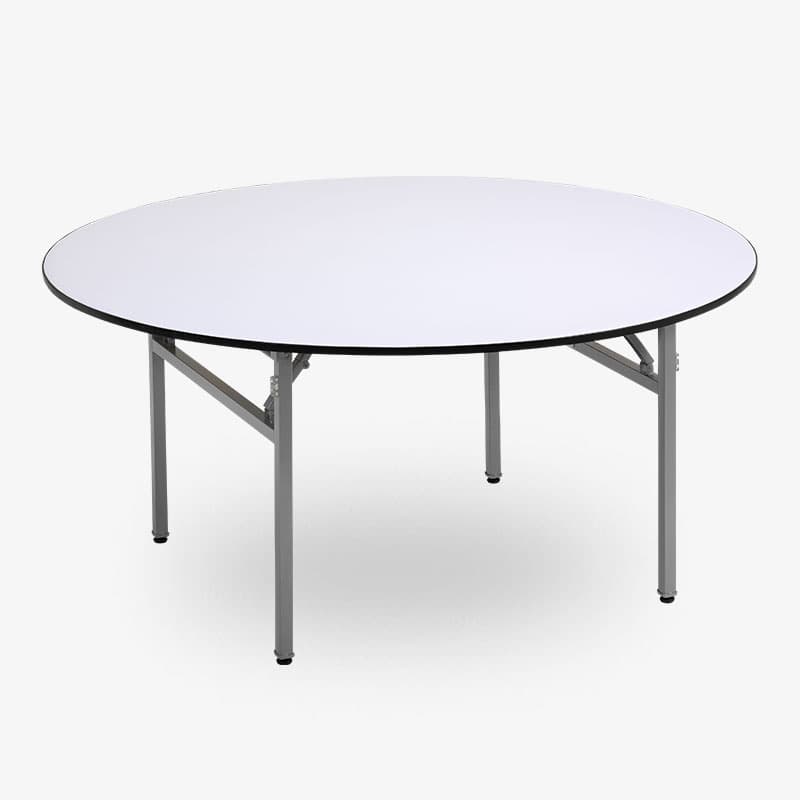 Fällbart runt restaurangbord Bankett