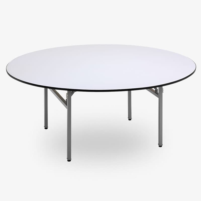Fällbart runt restaurangbord Bankett