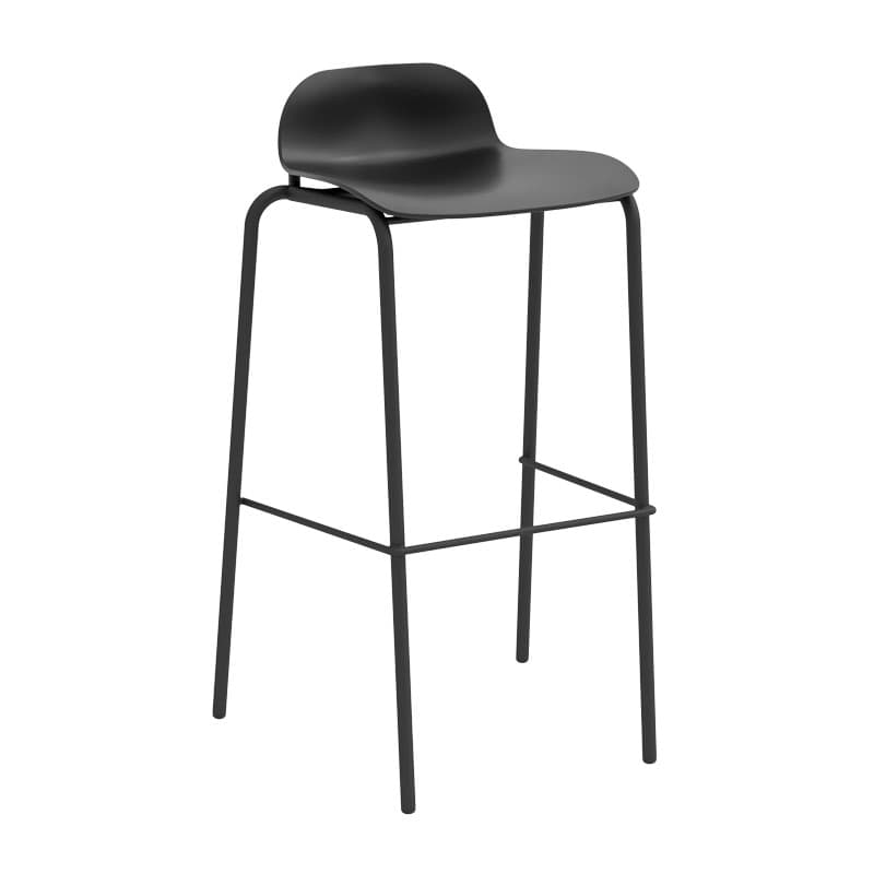 Manacor – stapelbar barstol med stilren design för restaurang och event