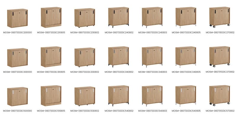 Skjutdörrskåp 80x40x72cm - Urban oak stomme/urban oak dörrar