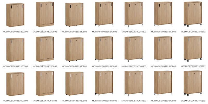 Skjutdörrskåp 80x40x107,5cm - Urban oak stomme/urban oak dörrar