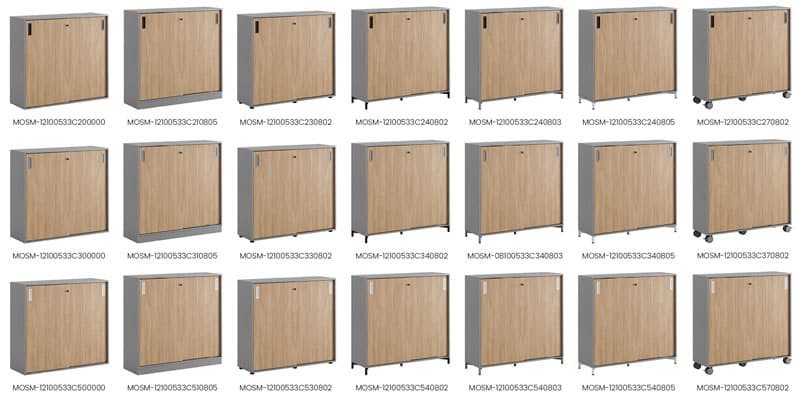Skjutdörrskåp 120x40x107,5cm - Grå stomme/urban oak dörrar