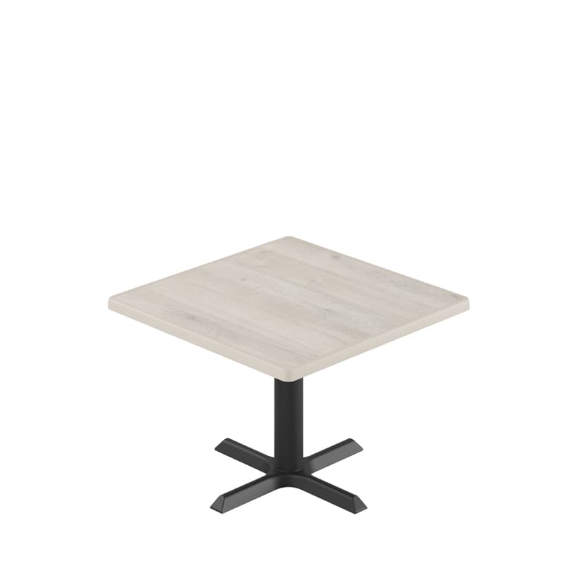 Ferrea bord med fyrkantig 70x70 cm skiva