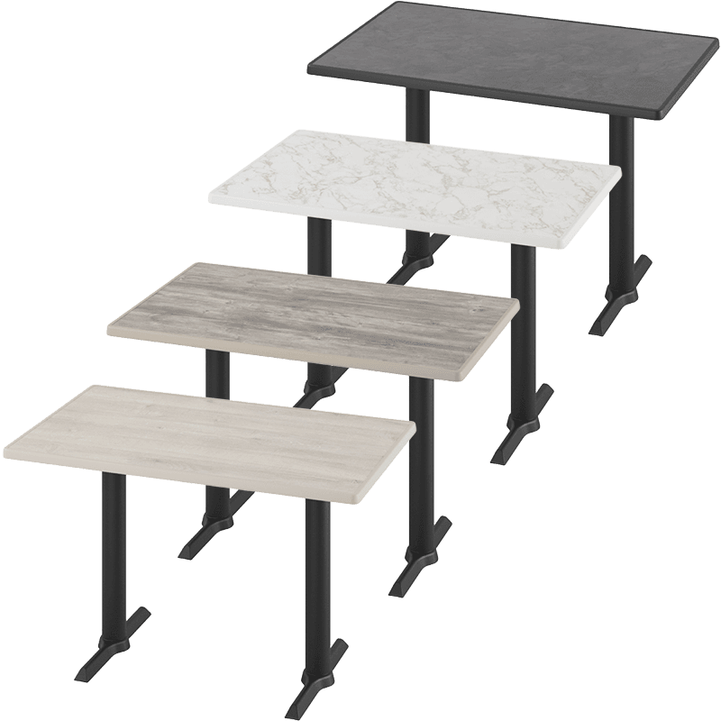 Ferrea bord med rektangulär 115x70 cm skiva