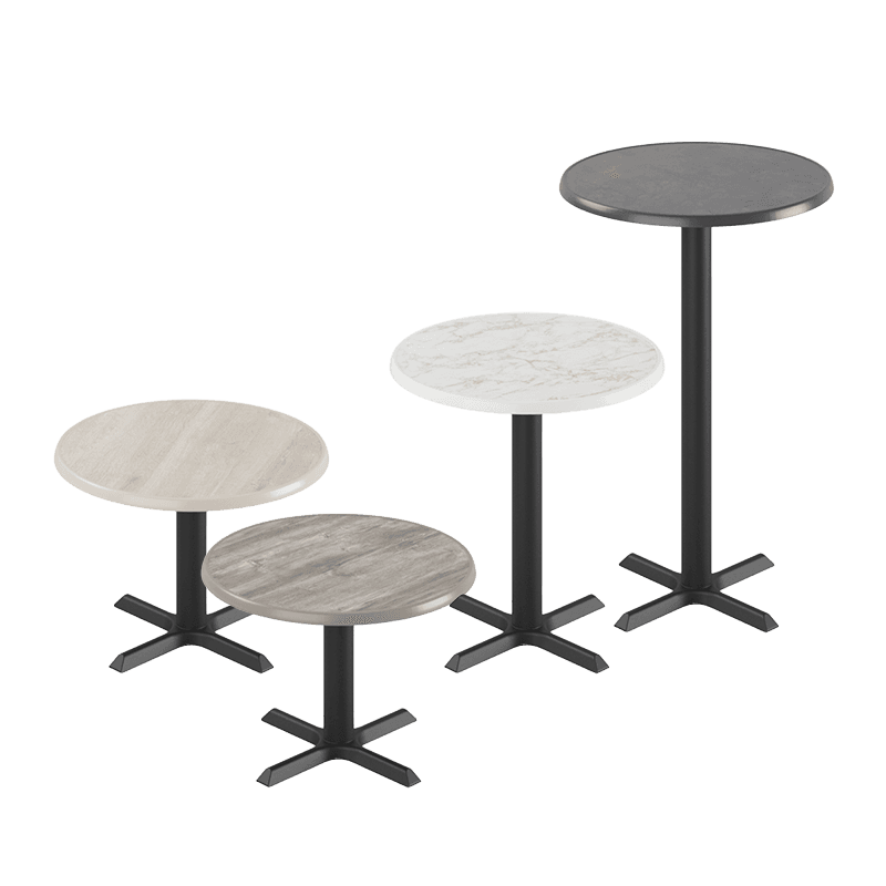 Ferrea bord med rund Ø70 cm skiva