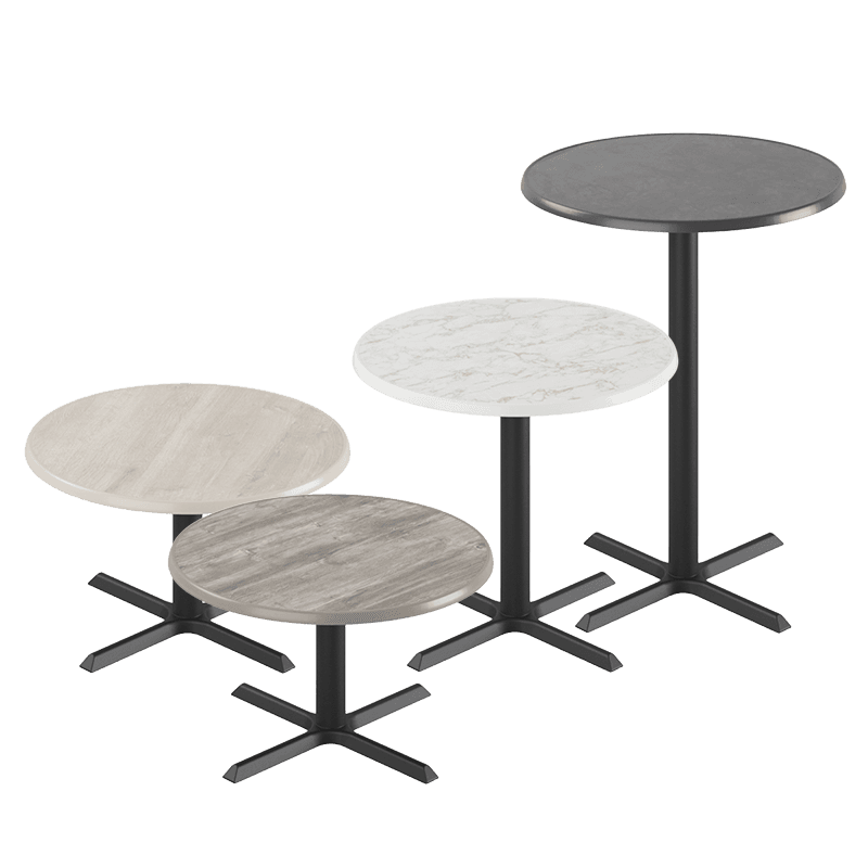 Ferrea bord med rund Ø85 cm skiva