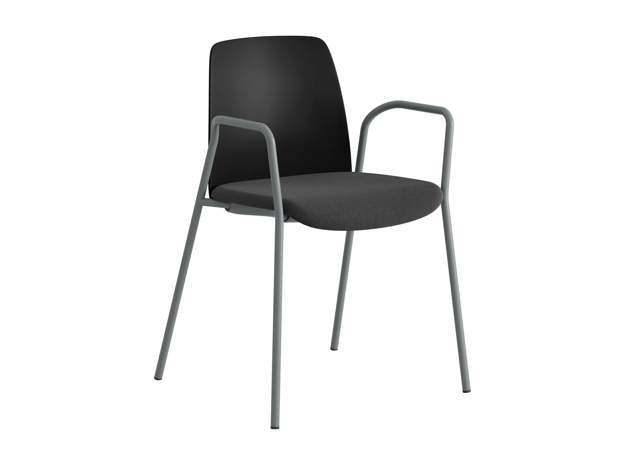 Choice BlackPlastic SilvergrayLegs BlackSeat