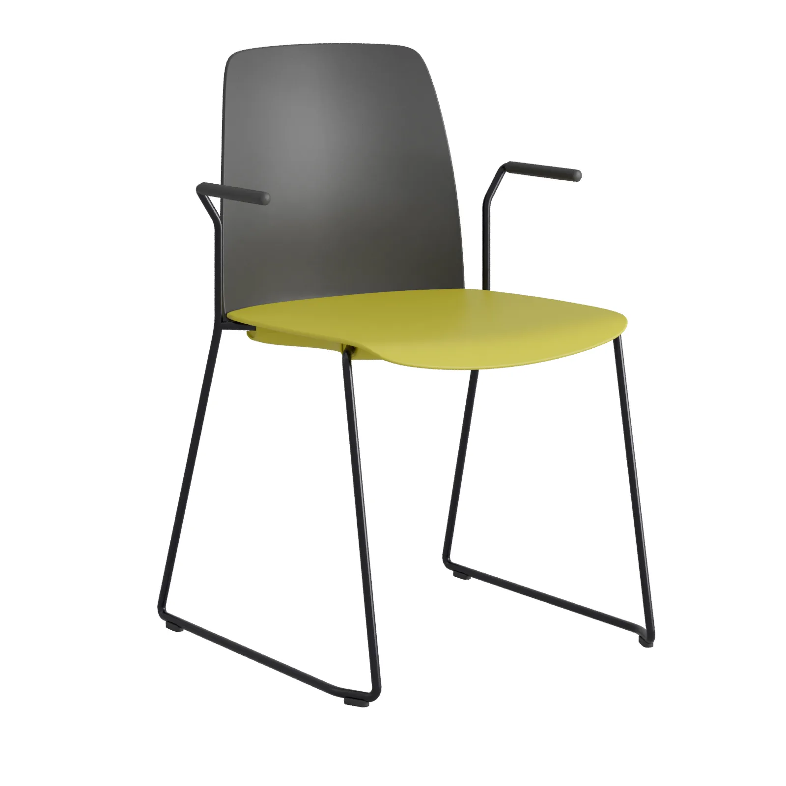 Choice BlackFrame BlackHeadrest GreenSeat