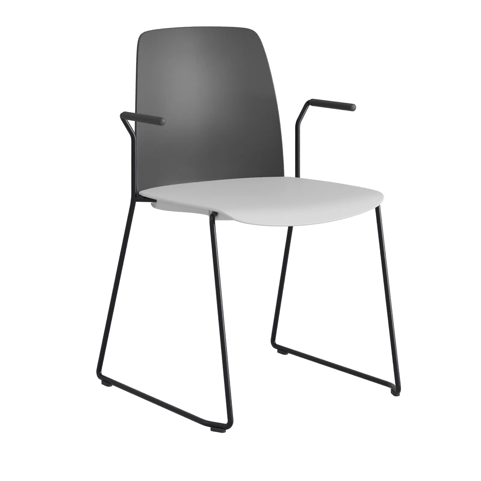 Choice BlackFrame BlackHeadrest WhiteSeat
