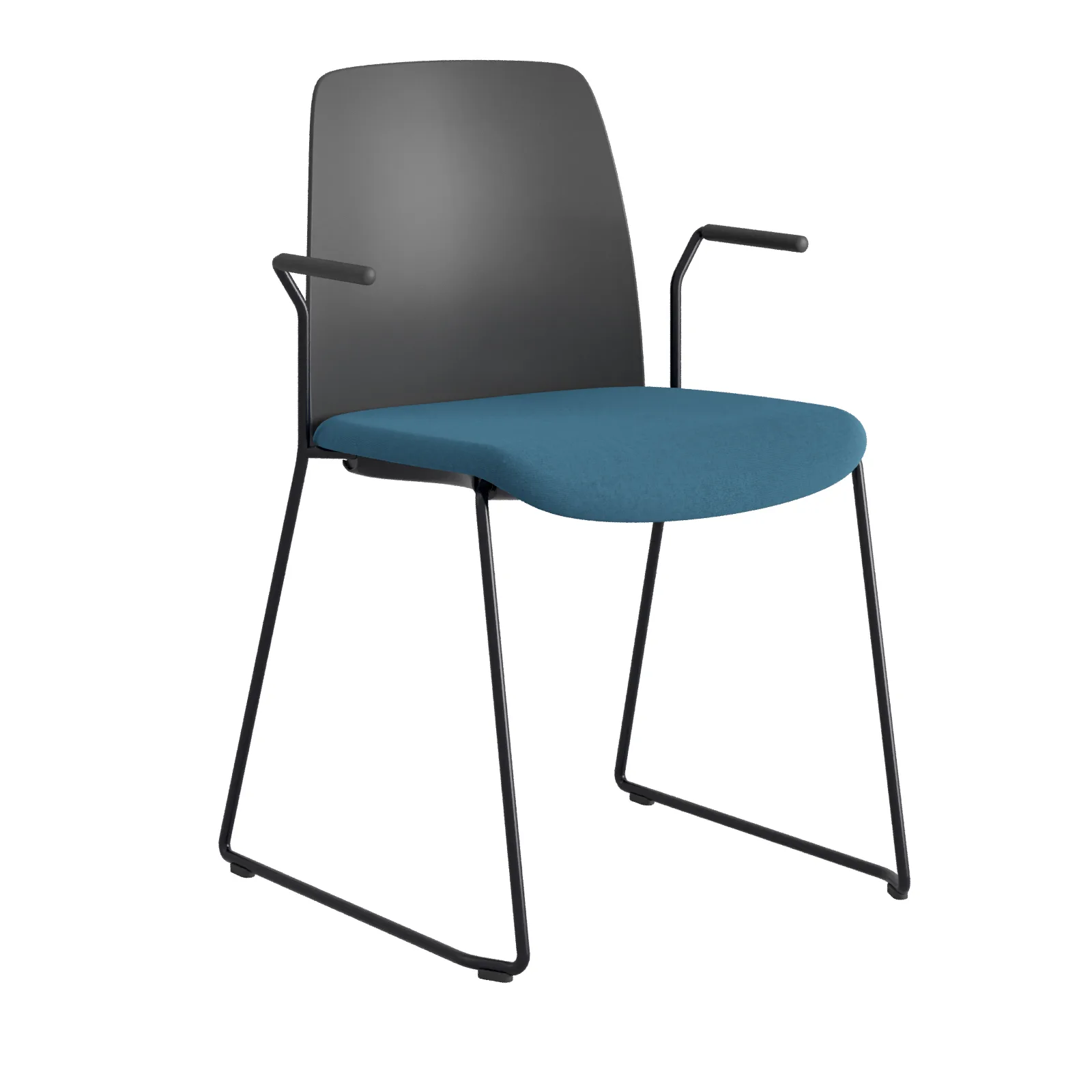 Choice BlackFrame BlackHeadrest BlueSeat