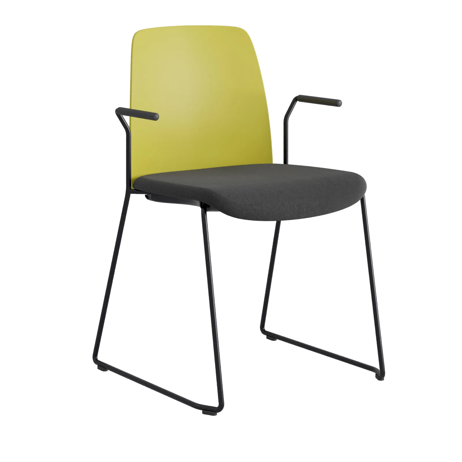 Choice BlackFrame GreenHeadrest BlackFabricSeat