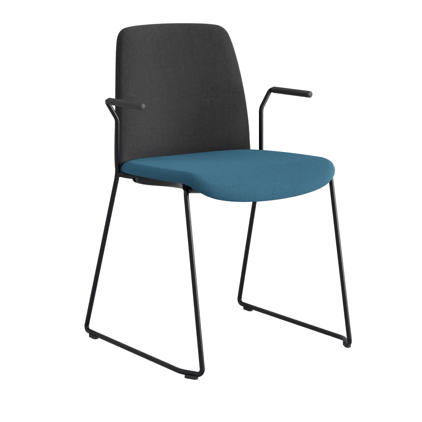 Choice BlackFrame BlackFabricHeadrest BlueSeat