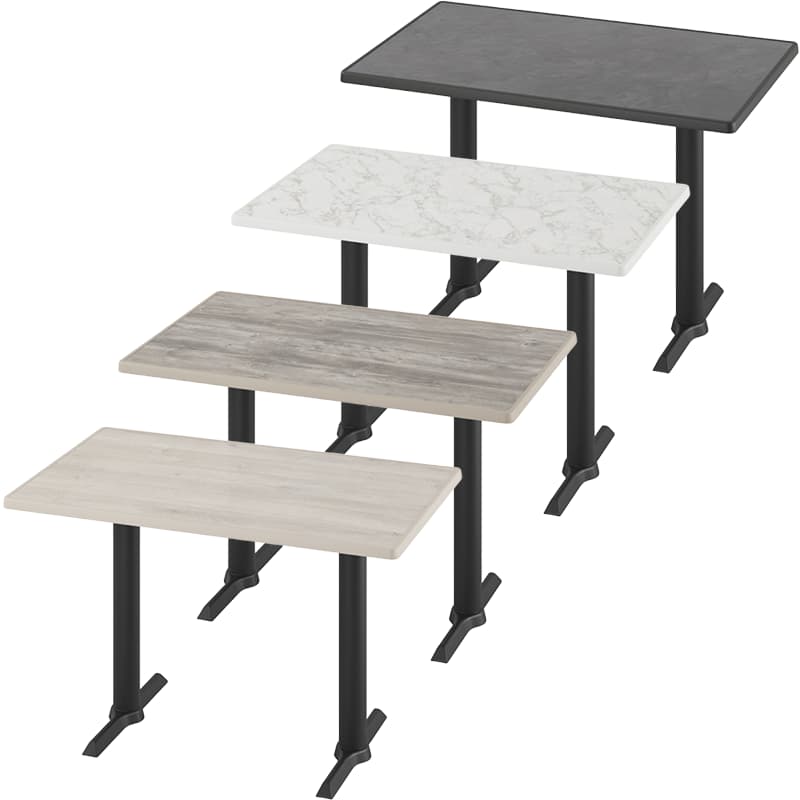 Ferrea bord med rektangulär 115x70 cm skiva