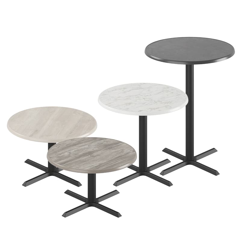 Ferrea bord med rund Ø85 cm skiva