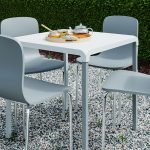 stapelbar konferensstol vit svart grå