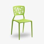 inca staplingsbar stol cafémöbler restaurangmöbler grön vit svart orange