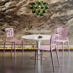 inca staplingsbar stol cafémöbler restaurangmöbler rosa
