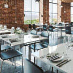 miljöbild bord fällbart stolar stapelbara