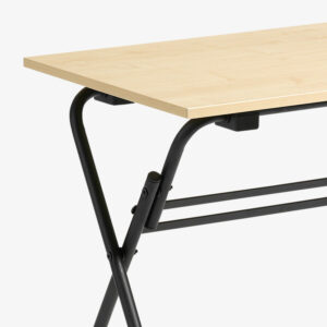 fällbart bord vit svart bok ek björk krom laminat