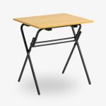 fällbart bord vit svart bok ek björk krom laminat