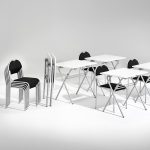 fällbart bord vit svart bok ek björk krom laminat