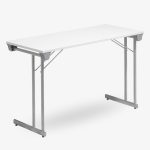 fällbart bord bok ek vit grå björk krom