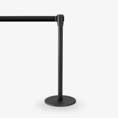 avspärrningsstolpe Köstolpe Royal Svart Svart band - Ej stapelbar - Tabell