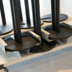 Transportvagn köstolpar - Rostfritt stål