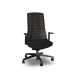svart ergonomisk kontorsstol pureis3 interstuhl