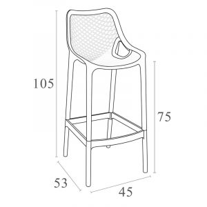 Air_Bar_75_matt_800-300x300 AIR BAR 75 - En modern barstol