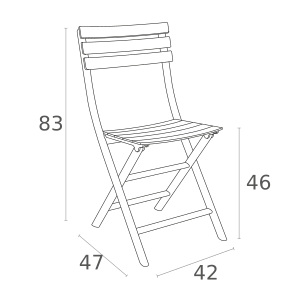 elj-helen-fallbar-stol-measures Helen fällbar stol